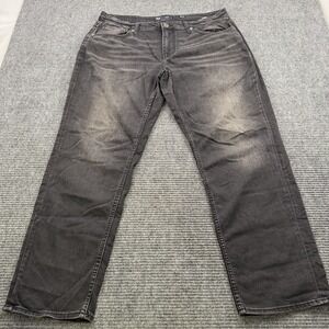 BKE‎ Nolan Jeans Men's 36x32 Actual (38x32) Black Faded Straight Leg Relaxed Fit